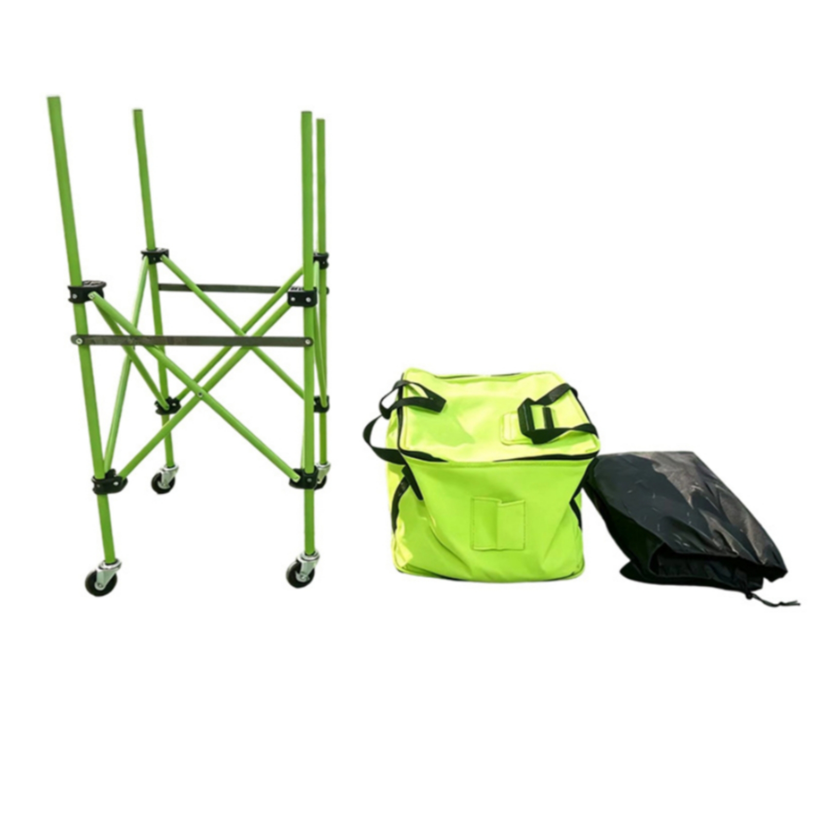 Sports Equipment Cart - Chariot à balles pliable, bac à