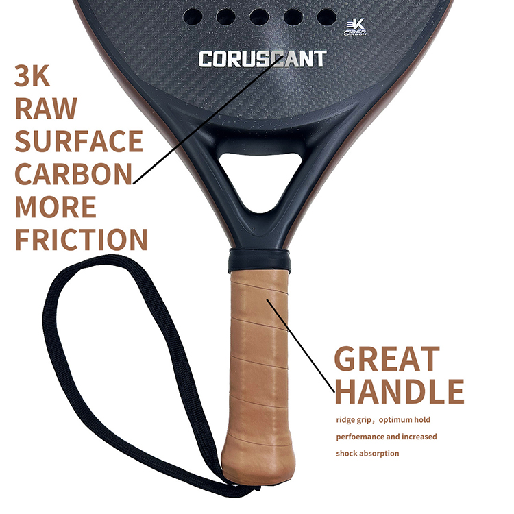 Raquette de padel polyvalente  - Padel Racket Carbon avis et prix