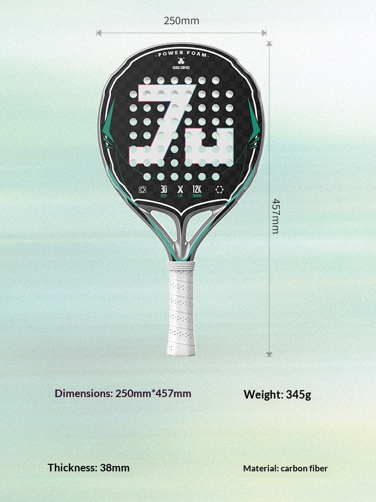 Raquette de padel en fibre de  - Padel Racket Carbon avis et prix