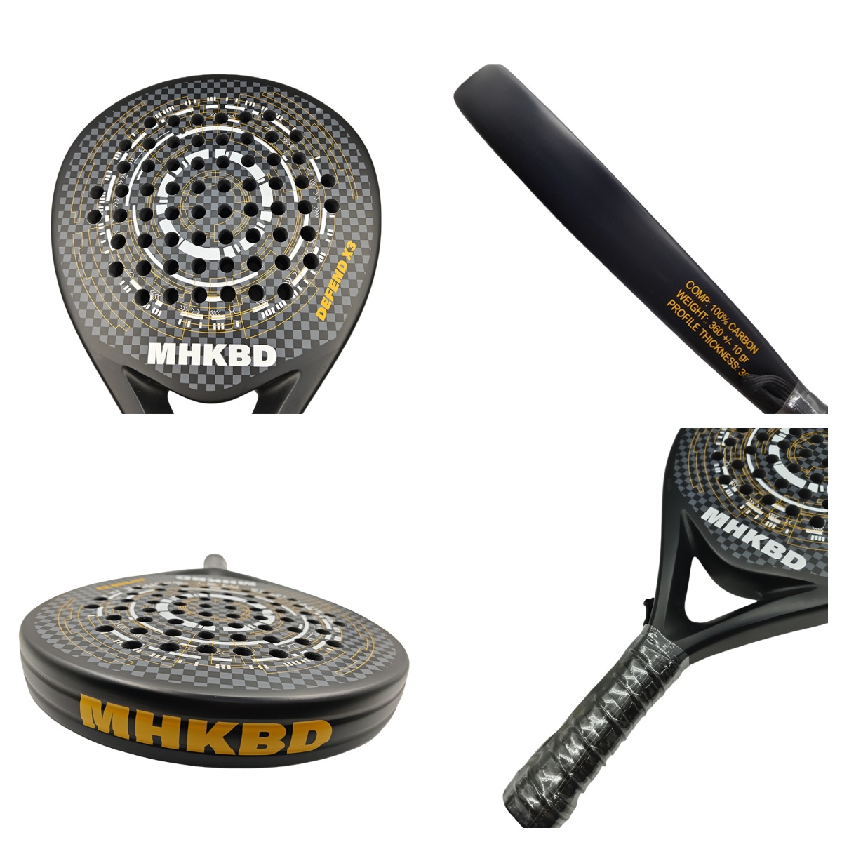 Raquette de padel en fibre de  - Padel Racket Carbon avis et prix